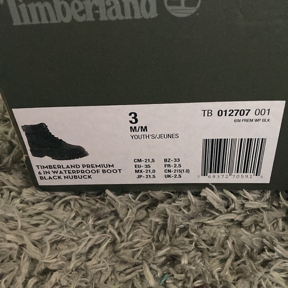 Boys youth Timberland boots - Picture 4 of 8